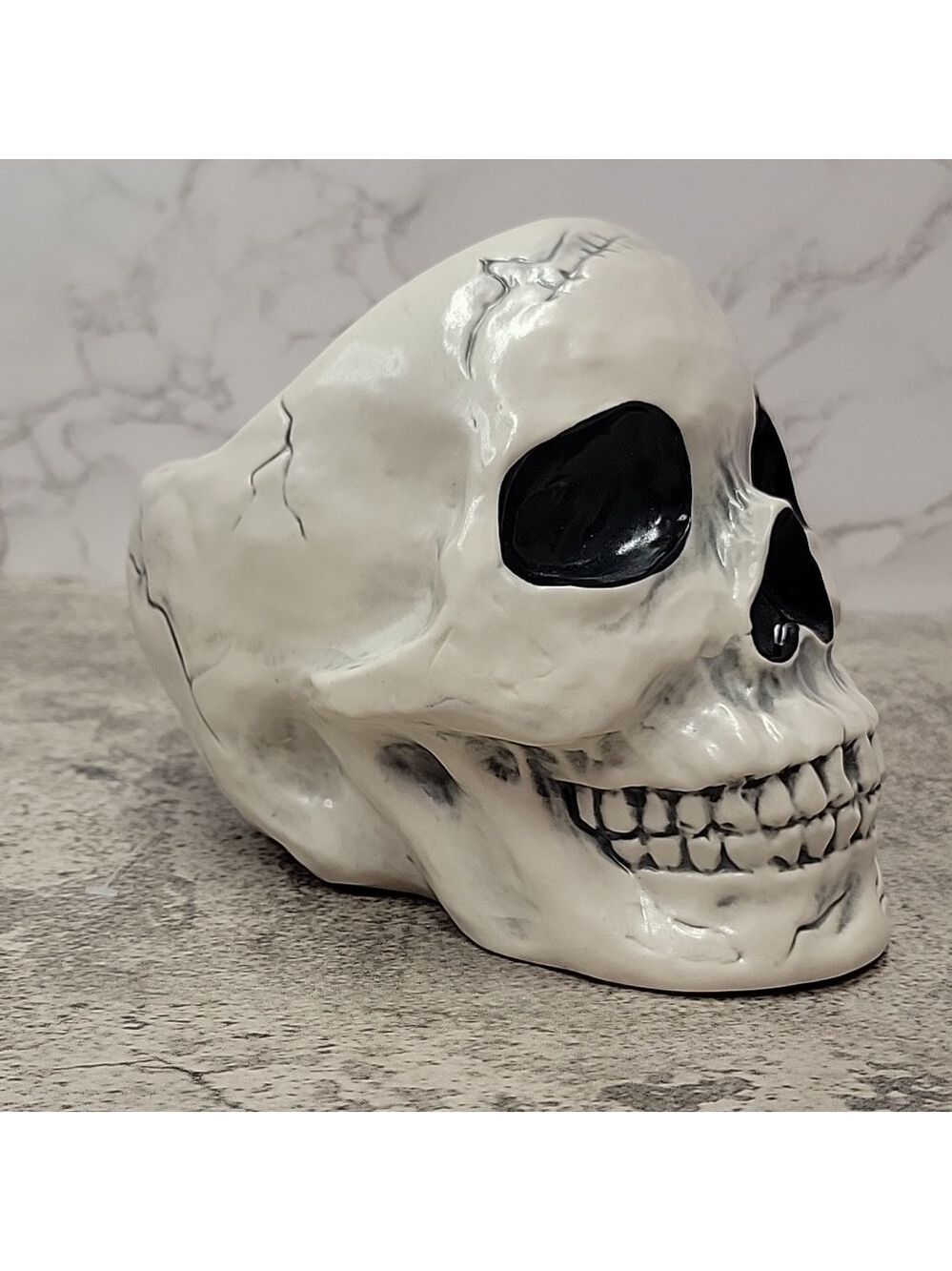 Ceramic Skull Candy Dish - Picture 12 of 12